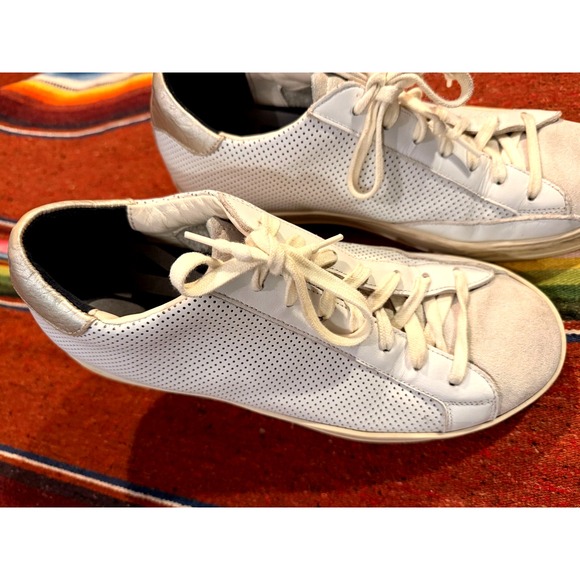 P448 Shoes - p448 Sneakers Women EU 41/US 9.5-10 White Leather Suede